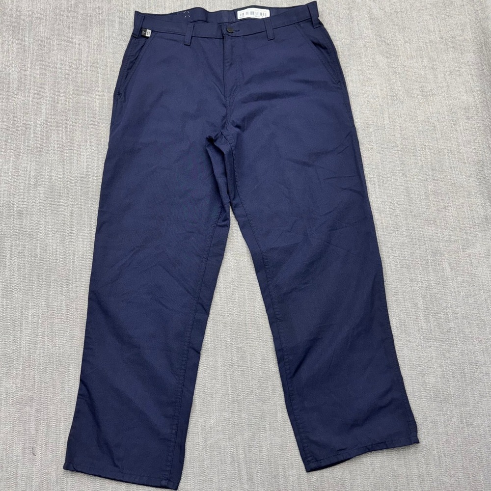 Carhartt FR Flame Resistant Navy Work Pants 36x32 NFPA 2112 CAT 2 GlenGuard 6.4